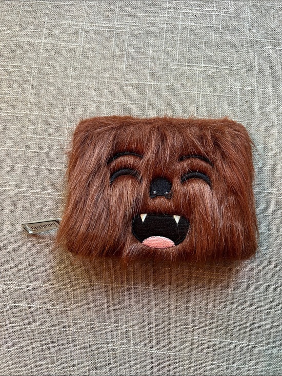 Loungefly Handbags - Loungefly Chewbacca Furry Brown Zip Around Wallet